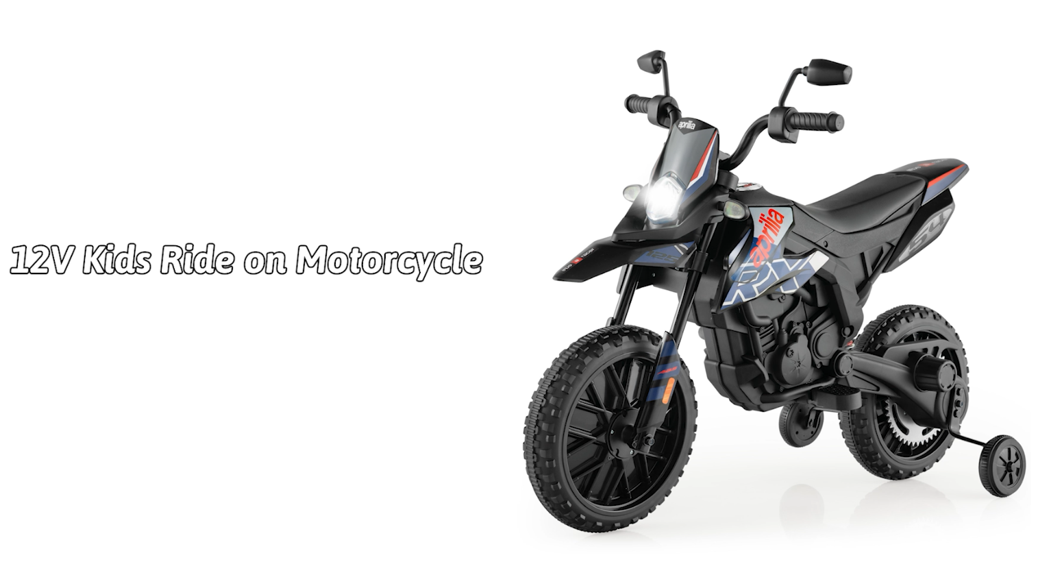 Amazon.com: Costzon 12V Kids Motorcycle with Training Wheels
